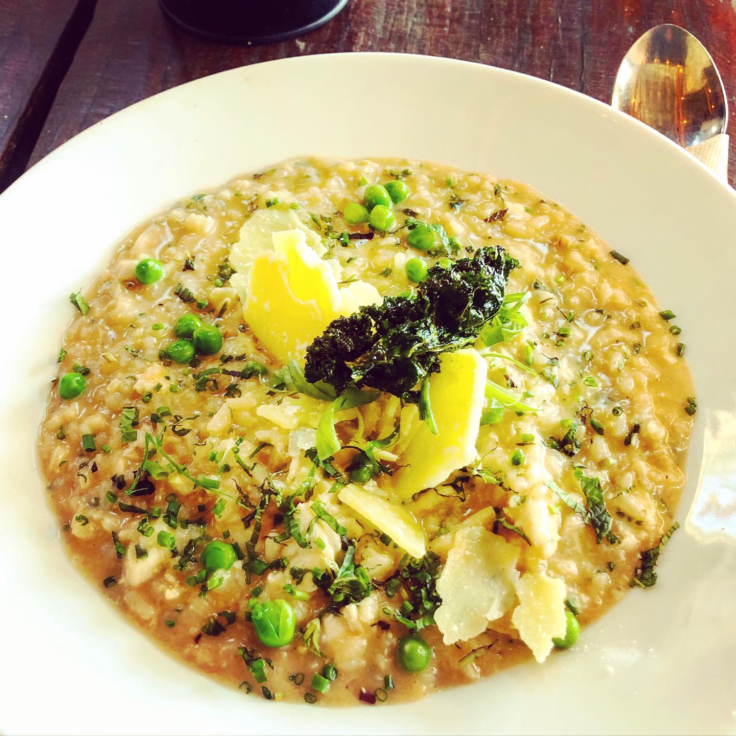 Lemon & Herb Risotto with Chicken and Green Peas Ross M. W.
